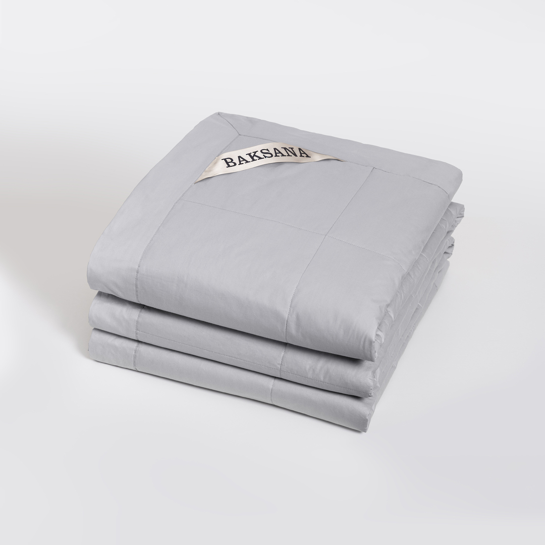 Baksana | Luxury Espresso Blanket |Silver image 0
